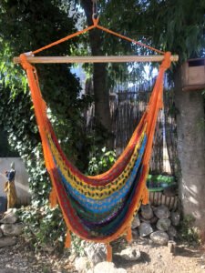 Hamac chaise mexicain multicolore